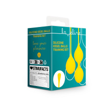 Набір вагінальних кульок - Loveline Silicone Kegel Balls Training Set Carambola