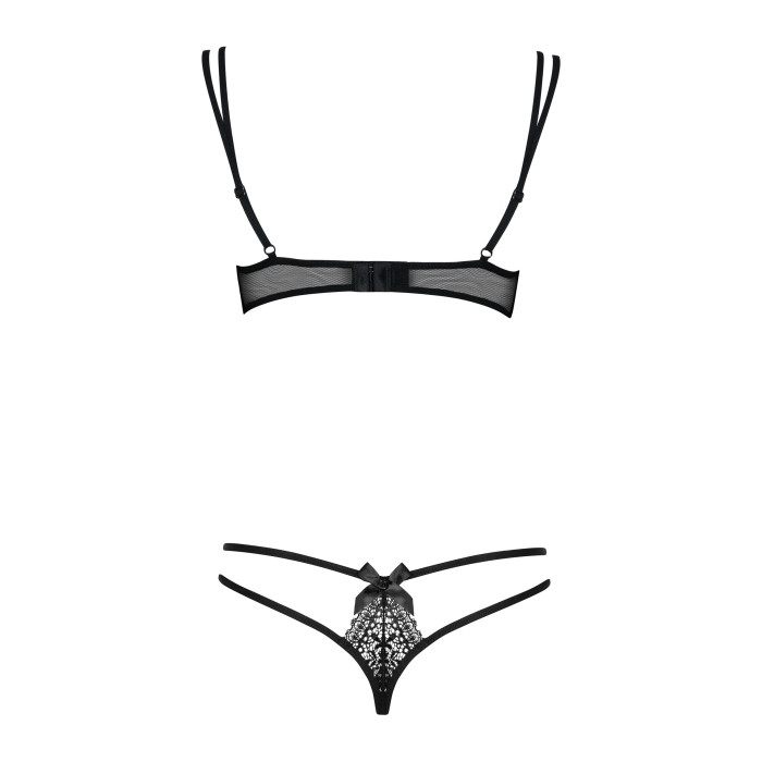 Комплект білизни - Obsessive Intensa Set Black S/M