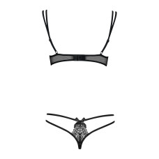 Комплект білизни - Obsessive Intensa Set Black L/XL