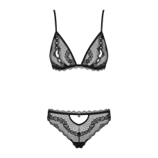 Комплект білизни - Obsessive Millagro Set Black L/XL