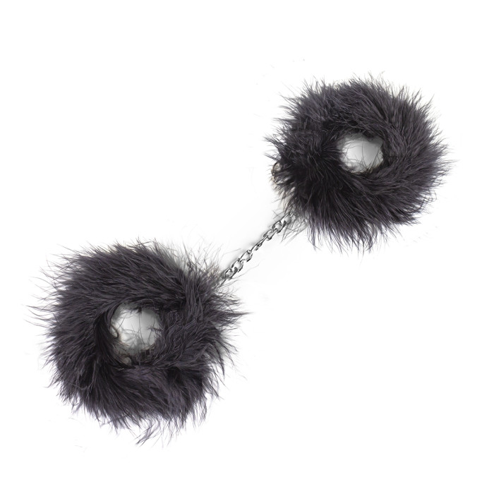 Наручники - Black Marabou Handcuffs