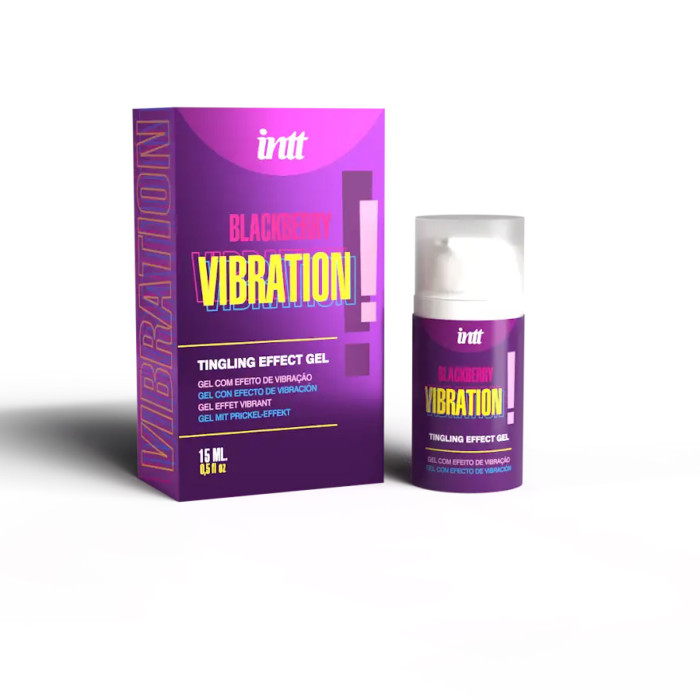 Рідкий вібратор - Intt Vibration! Blackberry, 15 мл