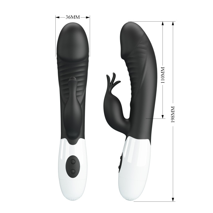 Вібратор - Pretty Love Rasmussen Dual Vibrator Black