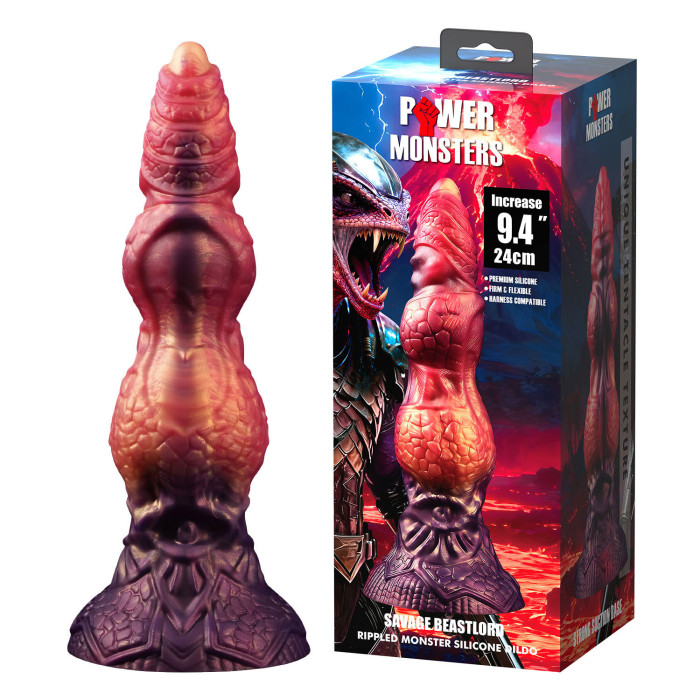 Фентезійний фалоімітатор - Power Monsters Savage Beastlord, 24 см
