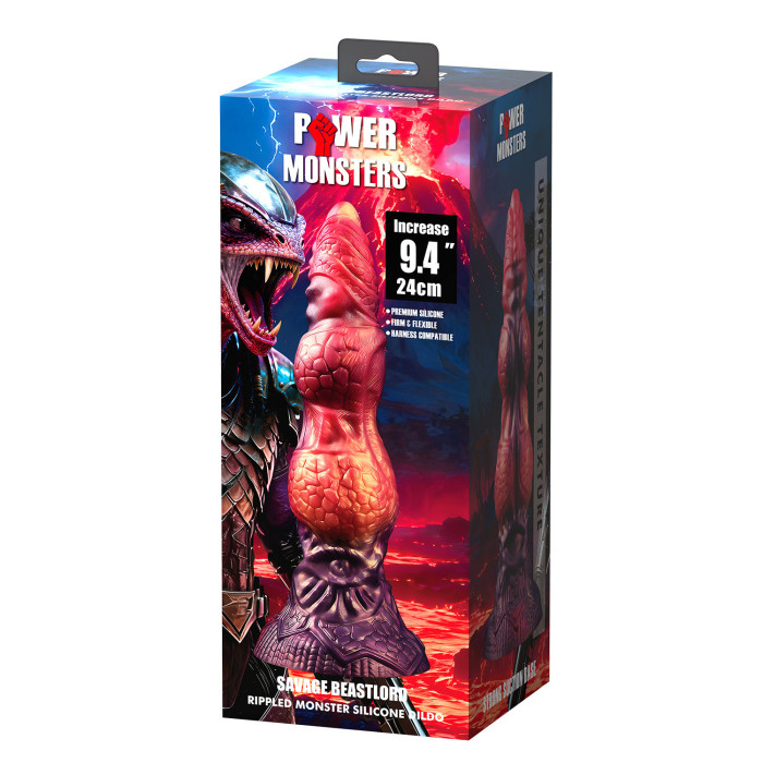Фентезійний фалоімітатор - Power Monsters Savage Beastlord, 24 см