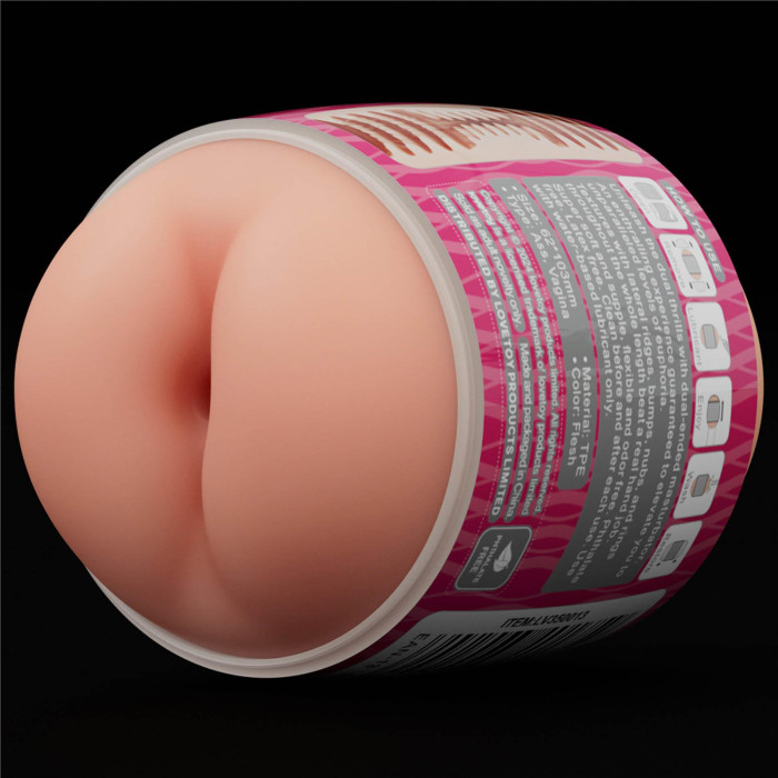 Мастурбатор - Slider Double-Ended Masturbator Ass and Vagina Flesh (пошкоджена захисна плівка)