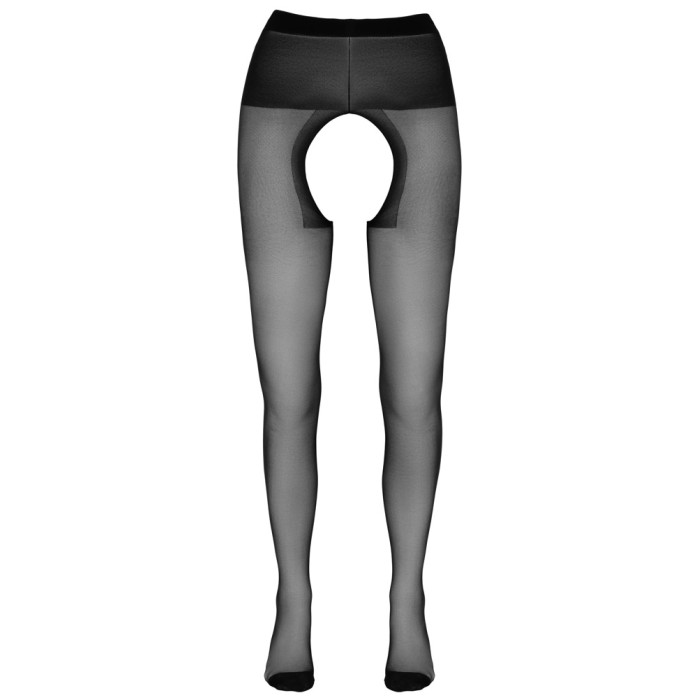 Колготки - 2510030 Cottelli Collection Crotchless Tights Black 2