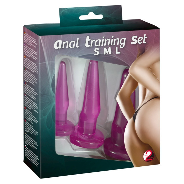 Анальні пробки - Anal Training Set Lila