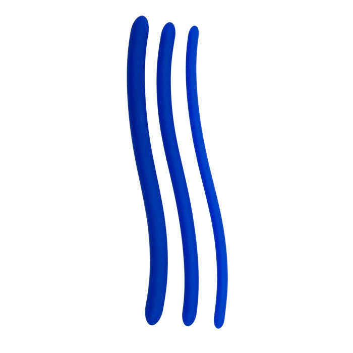 Набір уретральних стимуляторів - Blue Silicone Dilator Set
