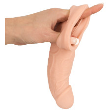 Подовжуюча насадка - Nature Skin Penis Sleeve With Extension