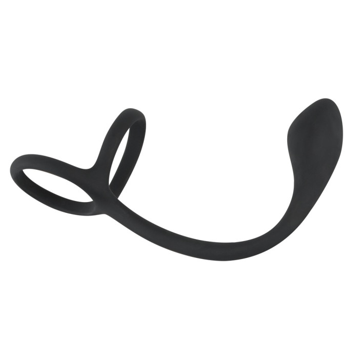 Ерекційне кільце - Black Velvets Cock & Ball Ring + Plug