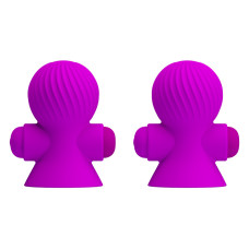 Вакуумна помпи для сосків - Pretty Love Nipple Sucker Purple