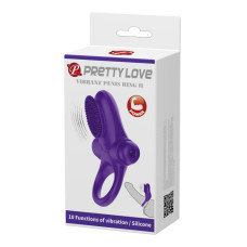 Ерекційне кільце - Pretty Love Vibrant Penis Ring II Purple