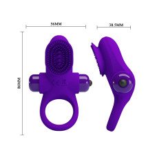 Ерекційне кільце - Pretty Love Vibrant Penis Ring II Purple
