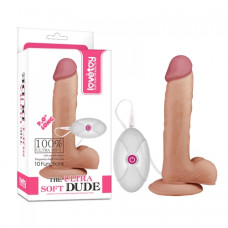 Реалістичний вібратор - The Ultra Soft Dude Vibrating 9"