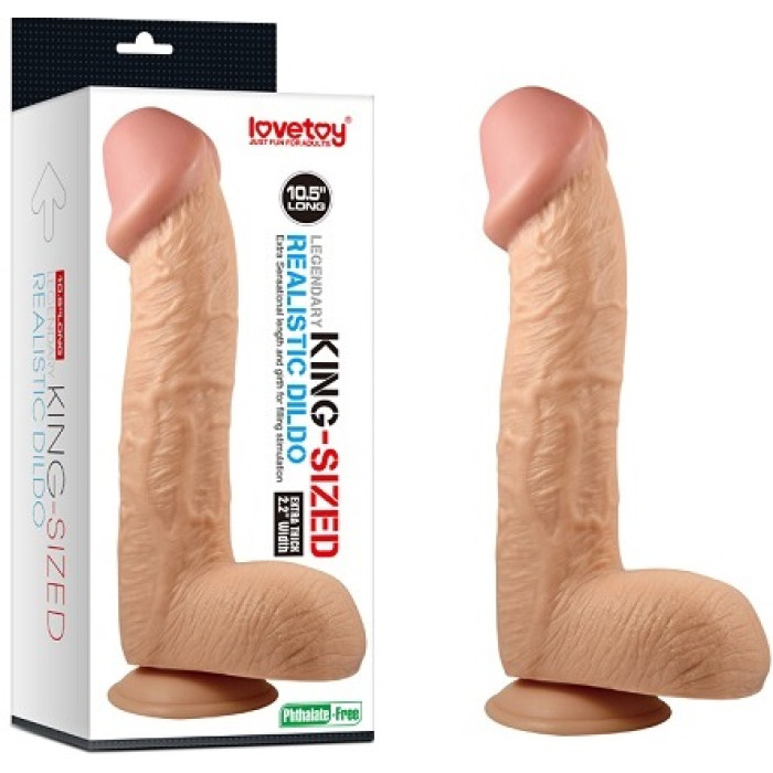 Фалоімітатор - King-Sized Realistic Dildo 10.5"