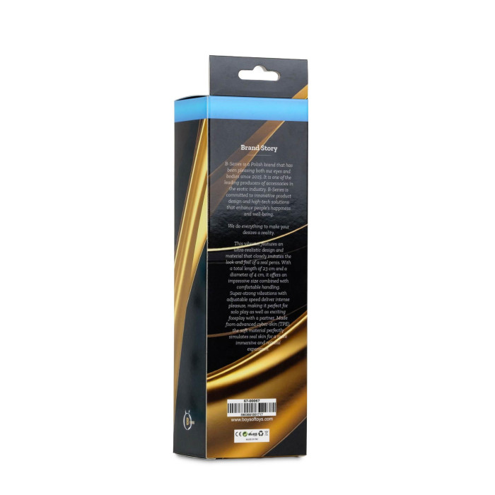 Вібратор - Real Skin Multispeed Flesh, 23 см