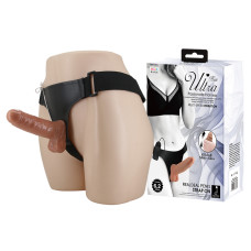Страпон - Ultra Vibrating Realdeal Penis Strap On 6.2"