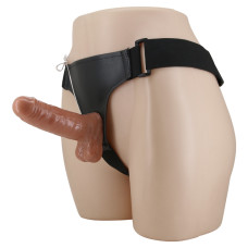 Страпон - Ultra Vibrating Realdeal Penis Strap On 6.2"