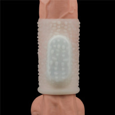 Насадка на член - Vibrating Drip Knights Ring White