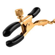Затискачі для сосків - FFS Gold Chain Nipple Clamps