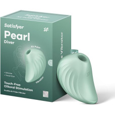 Вакуумний кліторальний вібратор - Satisfyer Pearl Diver Mint