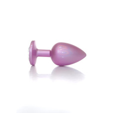Анальна пробка - Jewellery Pearl Pink Plug Clear L