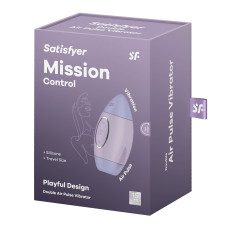 Вакуумний кліторальний вібратор - Satisfyer Mission Control Violet