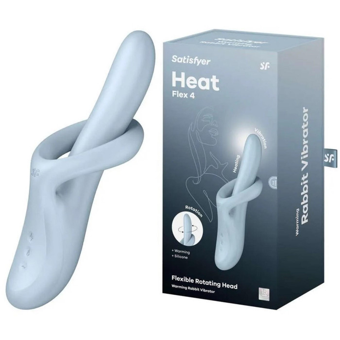 Вібратор - Satisfyer Heat Flex 4 Blue