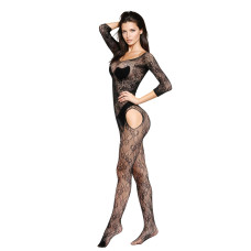 Бодістокінг - Bodystocking 6032, Black, S/L