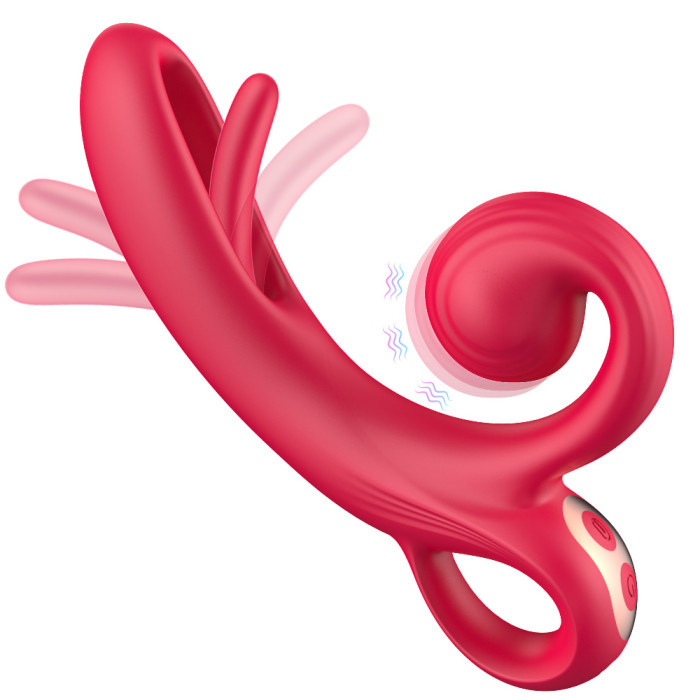 Вібратор - Erospace Sweet Play Tongue Flipping Vibrator A4