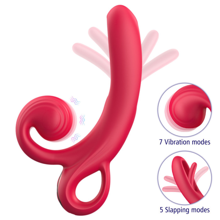 Вібратор - Erospace Sweet Play Tongue Flipping Vibrator A4