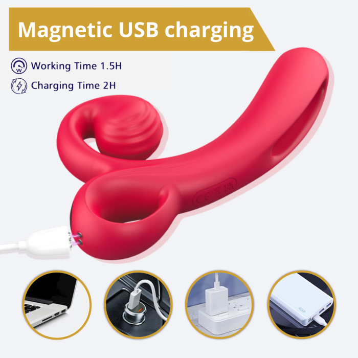 Вібратор - Erospace Sweet Play Tongue Flipping Vibrator A4