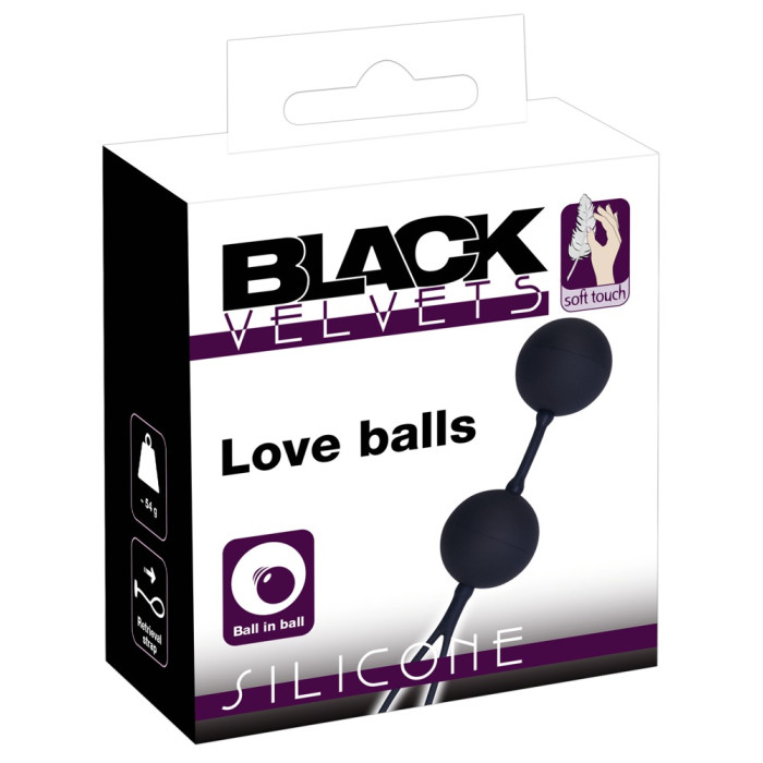 Вагінальні кульки - Black Velvets Love Balls