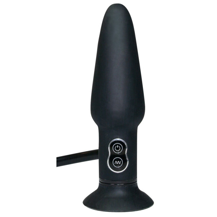 Анальна пробка - True Black Vibrating Anal Plug