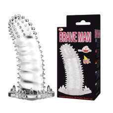 Насадка на член - Brave Man Penis Sleeve Clear
