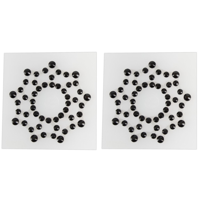 Прикраса для сосків - Cottelli Collection Nipple Stickers Star