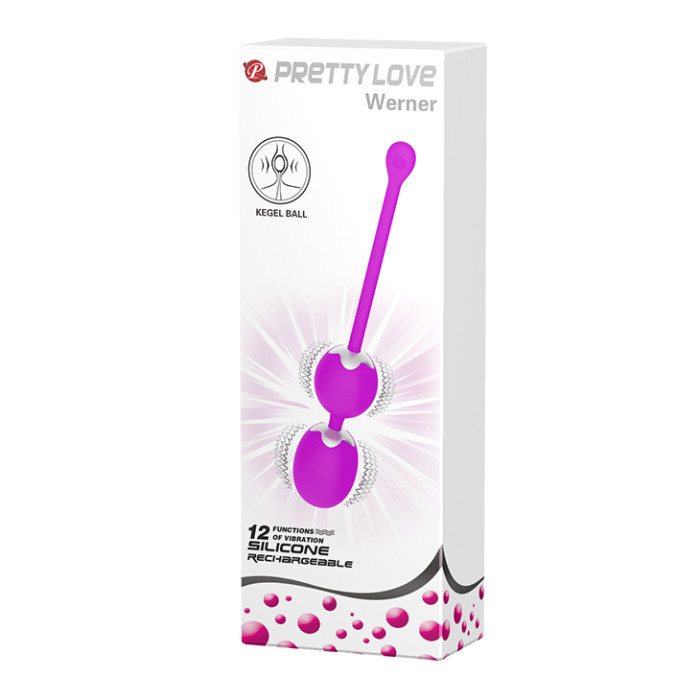 Віброкульки - Pretty Love Werner Kegel Ball Purple
