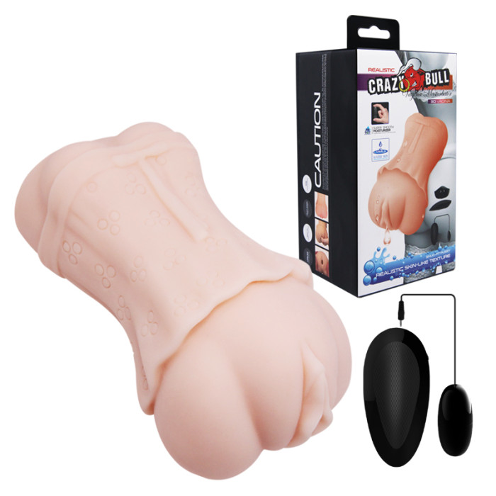 Мастурбатор вагіна - Crazy Bull Vagina Masturbator Flesh Vibrating II