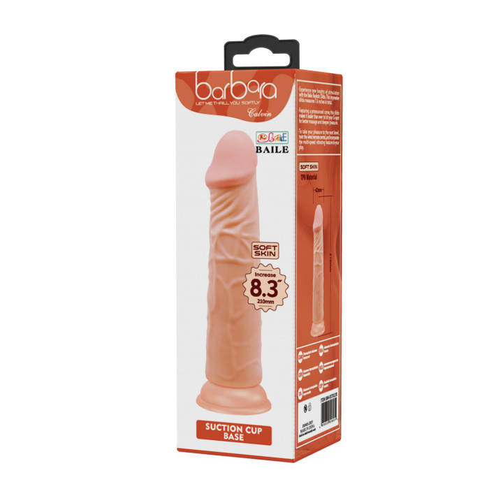 Фалоімітатор - Barbara Calvin Dildo 8,3" Flesh