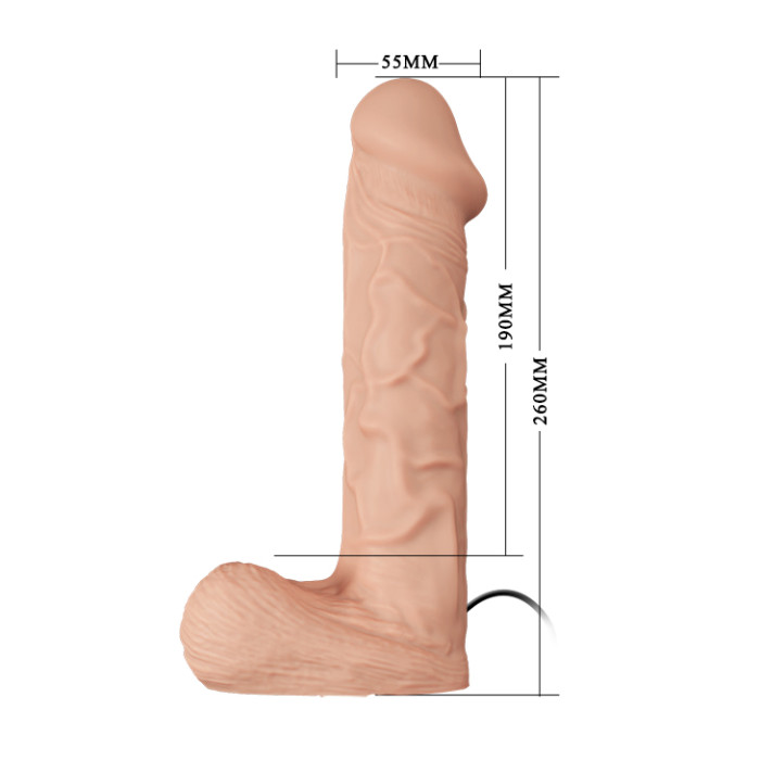 Страпон - Ultra Multi-speed Vibration Strap On 10.2"