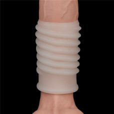 Насадка на член - Vibrating Spiral Knights Ring White