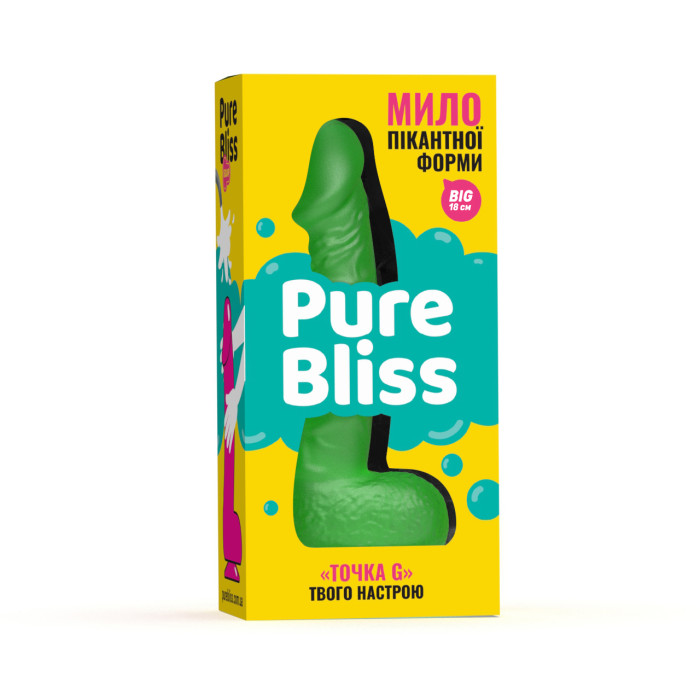Мило член Pure Bliss 18 см Green
