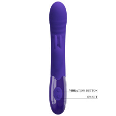 Вібратор - Pretty Love Cerberus Licking Vibrator Blue