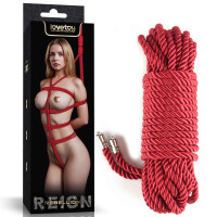 Мотузка - Rebellion Reign Red Bondage Rope, 10 м