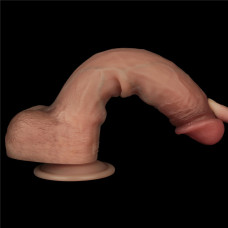 Фалоімітатор - Sliding Skin Pro Dual Layer Silicone Dong 9" Flesh