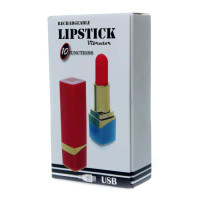 Міні-вібратор - Rechargeable Lipstick Vibrator Black