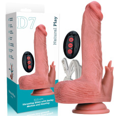 Реалістичний вібратор - Thrusting Dildo With Swing Motion And Heating Erospace Natural Play D7