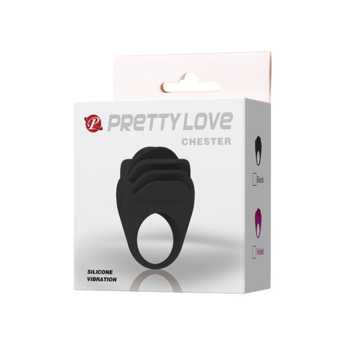 Ерекційне кільце - Pretty Love Chester Penis Ring Black