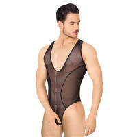 Чоловіче боді - Body 4609, black XL